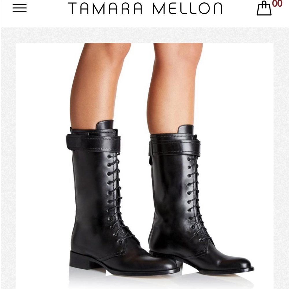 Tamara Mellon combat boots
